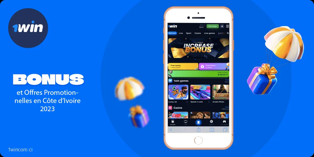 Informations sur les bonus 1win et les offres promotionnelles