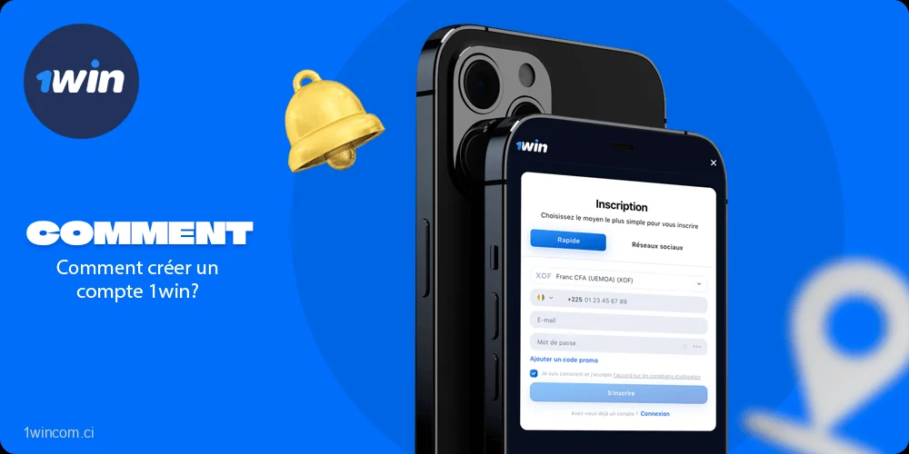 Manuel comment créer un compte 1win