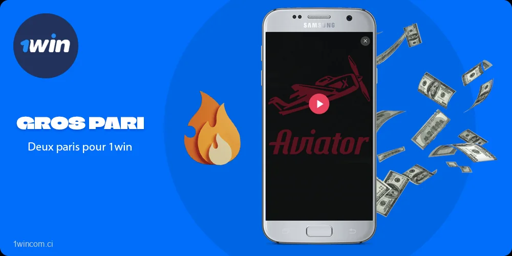 Description de Big Bet 1win et deux paris pour 1 tour