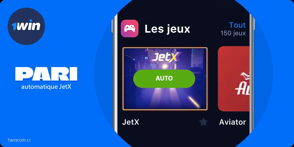 Brèves informations sur 1win JetX Auto Bet et la fonction de collecte automatique