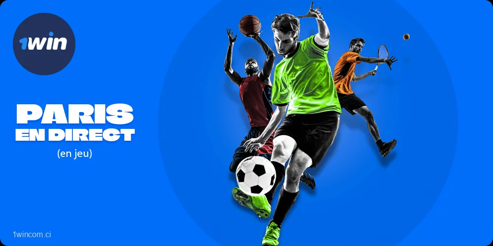 Liste avec paris en direct (en jeu) à 1win