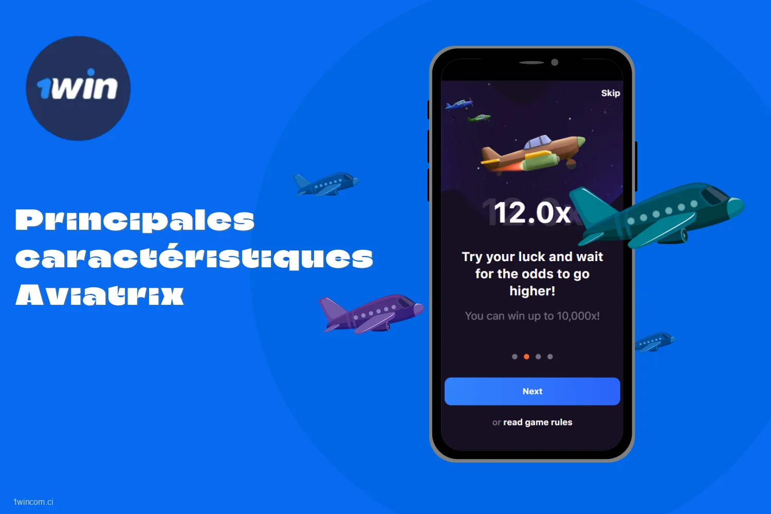 Aviatrix 1win est un jeu simple mais addictif pour une expérience de jeu agréable.