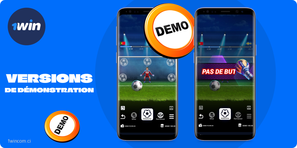 La démo Penalty Shoot Out permet aux utilisateurs de Côte d'Ivoire de s'initier gratuitement aux règles et aux mécanismes du jeu avec une balance virtuelle sans risquer de l'argent réel